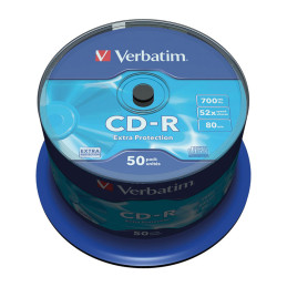 BOBINA 50 CD-R VERBATIM 52X...