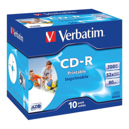 PACK 10 CD-R VERBATIM 52X...