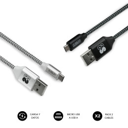 PACK 2 CABLES USB A MICRO...