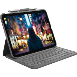 SLIM FOLIO GRIS BLUETOOTH...