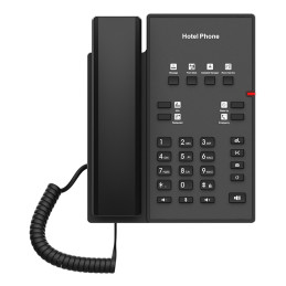 H1 TELÉFONO IP NEGRO 2 LÍNEAS